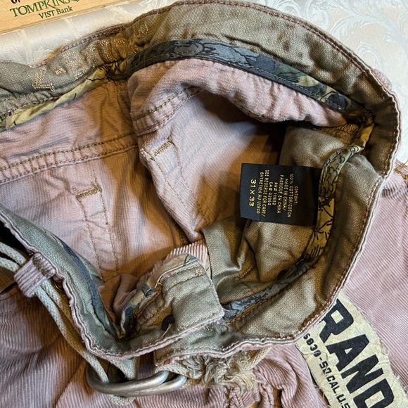 Women's Corduroy Pants in Mauve - Picture 4 of 4